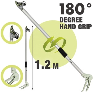 Outils de coupe de jardinage en aluminium SK5 avec poignée rotative en TPR, long manche, cueilleur de fruits d'arbre, sécateur - Product Image 3