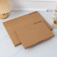 Boîte d'emballage pour cadre photo personnalisée Meikate, boîte pliante rectangulaire en carton ondulé à trois couches, vide, avec logo