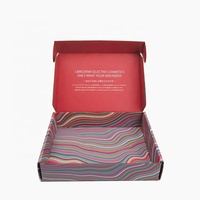 Pliable boîte d'expédition en papier ondulé pour enfants vêtements et costumes avec propre logo