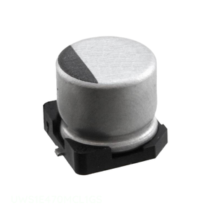 ตัวเก็บประจุแบบติดผิว UWS1E470MCL1GS รุ่นดั้งเดิม อลูมิเนียม 47UF 20% 25V SMD 47 ยูเอฟ - Product Image 1