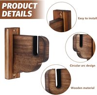 Étagère murale en bambou BH pour skateboard, support d'affichage pour skateboard, supports d'affichage pour skateboard, rangement pour skateboard, décoration intérieure