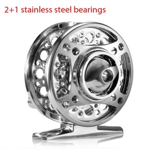 Bobine pré-enspulée entièrement métallique avec mécanisme de déclenchement, adaptée à l'utilisation des deux mains (gauche et droite), pour la pêche au <span class=keywords><strong>surfcasting</strong></span> et la pêche à la mouche. - Product Image 2