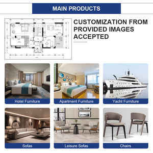 JW 메리어트 호텔 스타 럭셔리 호텔 침실 가구 하이 엔드 호텔 빌라 더블 침대 바닥 가구 세트 - Product Image 6
