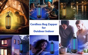 Mô Hình Mới Có Thể Sạc Lại Xách Tay Điện Sốc <span class=keywords><strong>Fly</strong></span> Catcher Bug Zapper Ánh Sáng Sóng Bẫy Muỗi Killer Đèn Không Thấm - Product Image 6