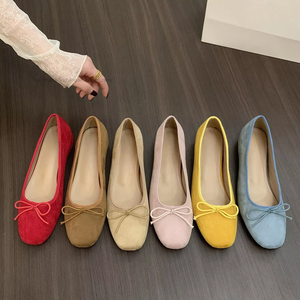 Hot Sale Women's Flats - Elegant Ballet <b>Shoes</b> With <b>Soft</b> Inner Height Increase Bulk Order - Product Image 1