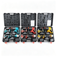 Ensemble d'outils électriques sans fil MT 4 en 1, clé à chocs industrielle, perceuse, meuleuse d'angle, batterie au lithium