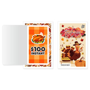 Tarjetas de Acción <span class=keywords><strong>para</strong></span> Premios en Efectivo de Acción Aleatoria, Personalizadas <span class=keywords><strong>para</strong></span> Celebraciones de Carnaval, Tarjetas de Lotería con Datos Variables - Product Image 3