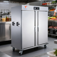 Armoire chauffante alimentaire commerciale grande capacité à économie d'énergie 2,6 kW en acier inoxydable pour restaurant, cuisine et buffet