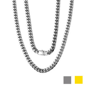 الهيب هوب مجوهرات 10 مللي متر الكوبية وصلة عُقد رخيص للرجال الفولاذ المقاوم للصدأ القلائد قلادة الرجال المجوهرات - Product Image 5