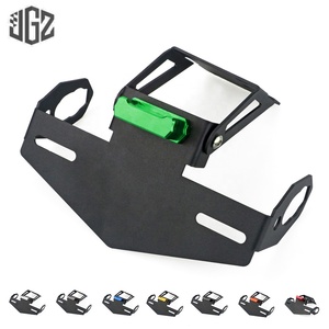 Support arrière de plaque d'immatriculation de moto avec support de montage de lumière LED pour <span class=keywords><strong>KAWASAKI</strong></span> <span class=keywords><strong>Z650</strong></span> <span class=keywords><strong>NINJA</strong></span> 650 accessoires - Product Image 2