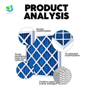 Hvac Máy lọc không khí 24x24 tông pleat bảng điều chỉnh điều hòa không khí lọc cho hệ thống thông gió - Product Image 6