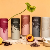 Kartonnen cilinderdoos met aangepast logo, biologisch afbreekbaar, food grade, voor thee, koffie, noten, snoep, kruidenverpakkingen, milieuvriendelijk