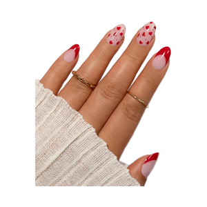 Tiras de <span class=keywords><strong>Uñas</strong></span> de Gel Semicuradas 3D para el Día de San Valentín, 20 Piezas, Fáciles de Usar, Calidad de Salón, Requiere Luz UV, Adhesivos para <span class=keywords><strong>Uñas</strong></span> de Gel, Rojo <span class=keywords><strong>Amor</strong></span> - Product Image 4