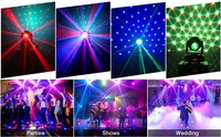Lumière de scène à tête mobile LED RGBW DMX512 40W, télécommande, activation sonore, discothèque, bar, DJ, fête, spectacle en direct, lumière d'ambiance