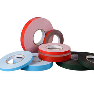 Forte PE spugna nera <span class=keywords><strong>biadesivo</strong></span> ispessito rosso pellicola schiuma pubblicità targhetta di plastica parete adesivo fisso - Product Image 5