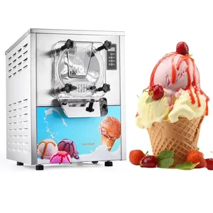Komersial es krim Sorbet membuat Batch Freezer mesin Gelato keras Italia mesin es krim