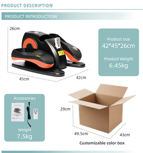 Hacfit điện mini tập thể dục xe đạp 8 cấp độ kháng điều khiển từ xa tự động đạp xoay mini Elliptical Xe đạp cho người cao tuổi - Product Image 5