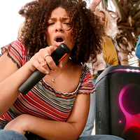Microphone sans fil PartyBox - 2 microphones numériques sans fil, batterie rechargeable