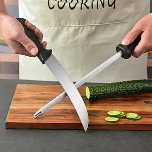 Butcher Knife 8pcs Pro Cimeter Stabber Brisket Slicing Butcher Boning Knife Sharpener Cutting Field Dressing Kit With Knife Bag