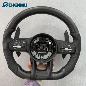 Volante Deportivo AMG de Fibra de Carbono para Mercedes Benz GLA CLS C300 E63 W222 Clase A Clase C W213 W203 W205 - Product Image 1