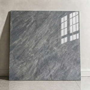 Piastrelle in Gres Porcellanato Effetto Marmo Grigio di Alta Qualità 60x60 120x120 24x24 Pollici per Pavimenti Soggiorno - Product Image 3