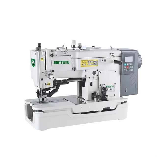 ST 781 Automatic Straight Stitch Button Holing Industrial Sewing Machine with Automatic Presser-foot Lifting