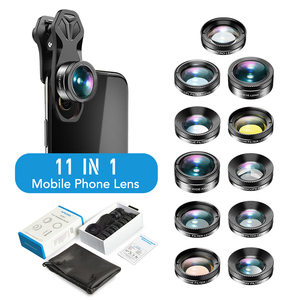 Kit de lentes de teléfono móvil de alta gama, accesorios para teléfono móvil, 11 en 1, lente de cámara con filtro divertido, novedad - Product Image 6