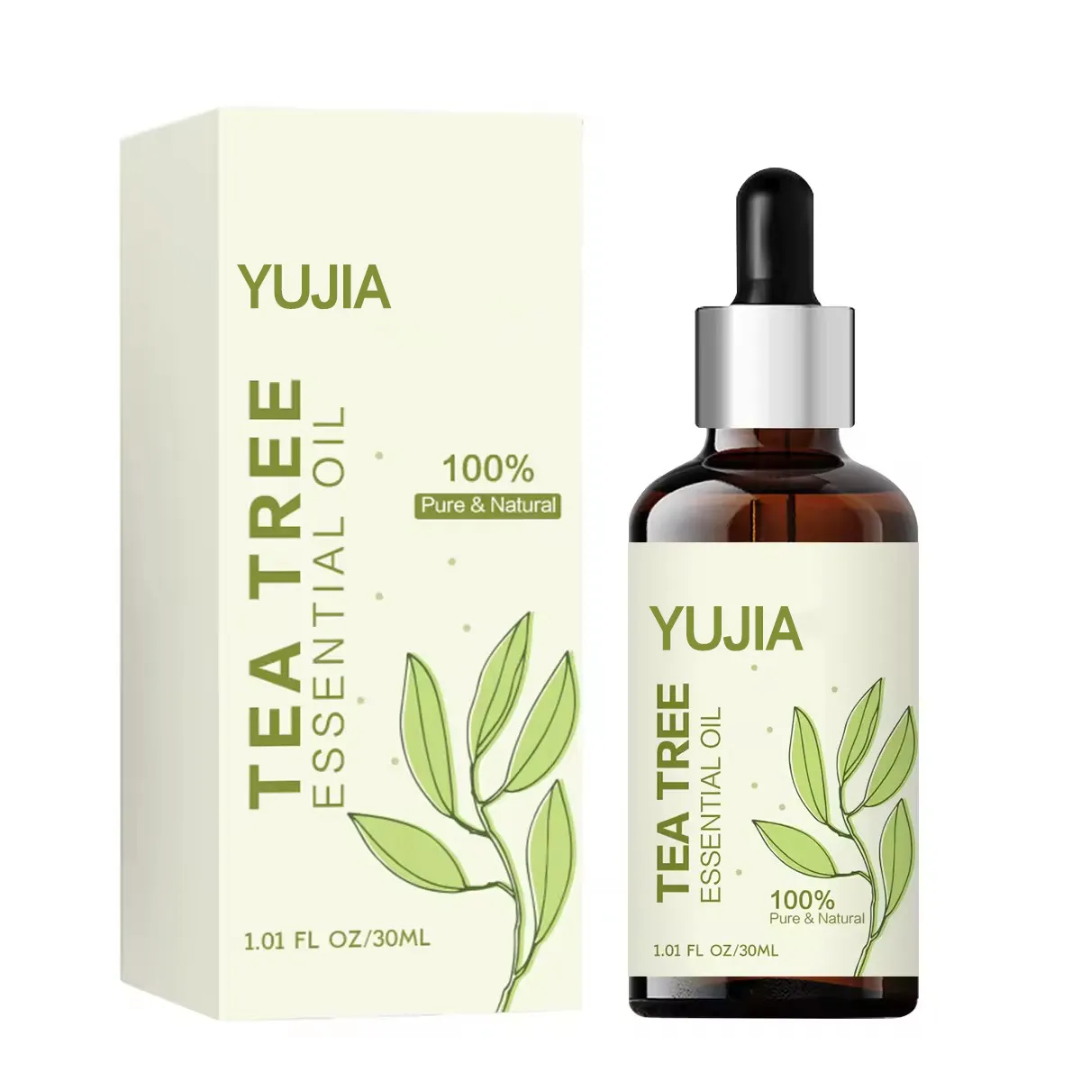 Eigenmarke natürliche organische Haut Aknebehandlung feuchtigkeitsspendendes veganes Gesicht reines Teebaumöl