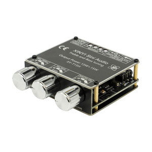 XY-T15H บอร์ดแอมพลิฟายเออร์ดิจิตอล, โมดูลแอมป์สเตอริโอ 2.0 15W×2 ช่องสัญญาณคู่พร้อมระบบปรับเสียงแหลมและเสียงเบสได้ - Product Image 1
