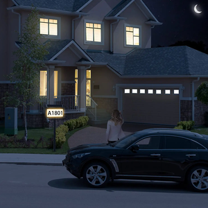 Numéro <span class=keywords><strong>de</strong></span> <span class=keywords><strong>maison</strong></span> Panneau d'adresse à énergie solaire Plaque <span class=keywords><strong>de</strong></span> porte extérieure en métal illuminée par LED Numéro <span class=keywords><strong>de</strong></span> <span class=keywords><strong>maison</strong></span> éclairé <span class=keywords><strong>pour</strong></span> la <span class=keywords><strong>maison</strong></span> Yard Street - Product Image 4