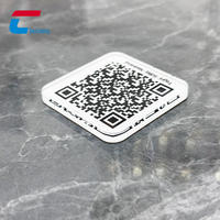 Tarjeta Programable para Redes Sociales, Placa de Exhibición Personalizada Impresa, Adhesivos Acrílicos con NFC