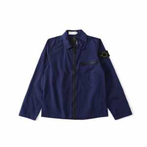 Veste Légère Vintage Imperméable en Nylon et Métal Effet Pierre, Style Décontracté de Luxe pour Homme – Collection 2026 - Product Image 5
