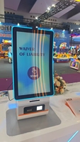 Nouvelle arrivée Kiosk Card Recharge Terminal Desktop Curved Screen Vending for Amusement Playground Accessory Machine