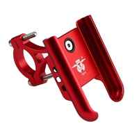 Support de téléphone portable pour moto en alliage d'aluminium CNC, supports de téléphone pour moto et vélo
