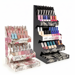 Có thể gập lại thân thiện với môi hiện đại giấy trang điểm hiển thị là viết tắt của nước hoa mỹ phẩm sản phẩm chăm sóc da sơn móng tay Son bóng Countertop - Product Image 4