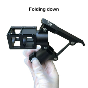 RJXHOBBY 20/25/30/40mm Abrazadera de Tubo de Aleación de Aluminio Tipo Paraguas para Brazo de Dron, Conector de Tubo Tipo Paraguas, Negro - Product Image 2