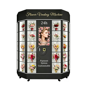 YISO 24 Unmanned Flower Vending Machine 24h Unmanned Self Service Commercial Outdoor Bouquet Vending Kiosk With Multiple Payment - Product Image 1