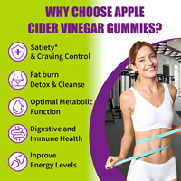 Gummies KETO ACV Avancées OEM ODM – Complément de Fibres au Vinaigre de Cidre de Pomme, Vitamine B12, Antioxydant, Suppléments de Santé