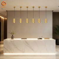 Suspension décorative en aluminium pour îlot de cuisine, luminaires GU10 pour café, suspension industrielle d'intérieur de petite taille
