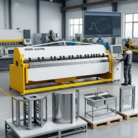 Máquina Plegadora de Metal Automática CNC Hidráulica de Alta Precisión Serie W62K con Diseño Moderno para Aleación de Aluminio y Acero al Carbono