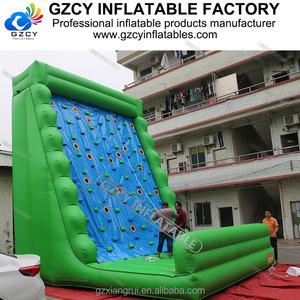 Mur d'escalade gonflable de haute qualité avec château et corde, jeu amusant en plein air pour enfants, matériau PVC, utilisation commerciale, installation facile - Product Image 2