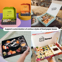 Boîte de présentation pyramidales personnalisées pour pâtisseries, desserts et gâteaux à emporter