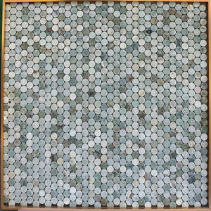 Mosaïque de marbre ronde vert Ming Green, mosaïque de marbre circulaire vert Penny pour murs et sols, salle de bain ou toilettes - Product Image 4