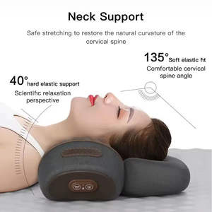 Masajeador de Cuello 3 en 1 con Calor, Masajeador Cervical de Tracción, Almohada de Masaje de Cuello con Espuma Viscoelástica - Product Image 5