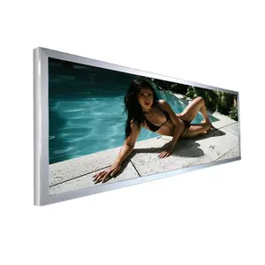 Outdoor big size aluminum profile snap frame thick fabric UV coated printing banner advertising LED light boxes billboard