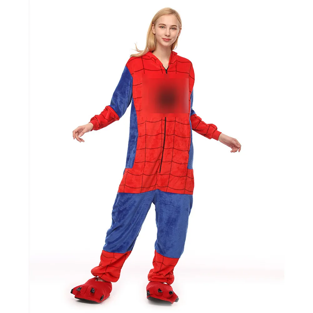 100% Flanell Kinder Cosplay Held Rolle Kostüme Cartoon Tier Pyjama Halloween Party Performance Kostüm Home Kleidung