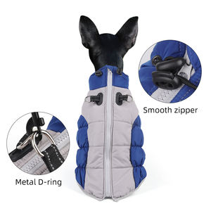 Colete de Algodão Luxuoso, Refletivo, Impermeável e à Prova de Vento com Zíper para Cães - Product Image 4