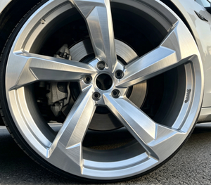 Jantes sport en aluminium forgé de <span class=keywords><strong>18</strong></span> <span class=keywords><strong>pouces</strong></span> 5x112, déport positif 66,45 CB, finition argent brossé, pour <span class=keywords><strong>Audi</strong></span> Mercedes Benz - Product Image 1