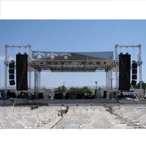 Dragonstage custom aluminum stage truss design for Outdoor Concert Sound Systems