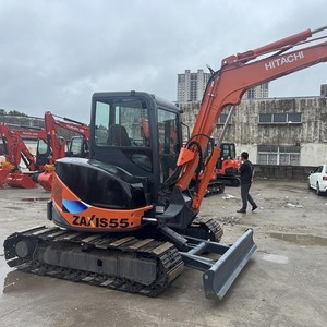 Prix usine Japon Original Hitachi ZX55U Mini-excavatrice hydraulique 5,5 tonnes Moteur principal en stock - Product Image 1
